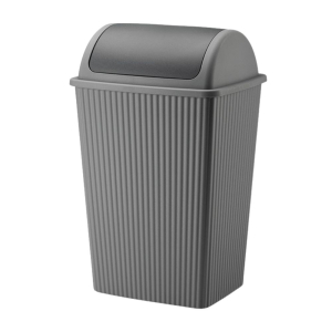 Kosz uchylny Cesare 10,5l szary